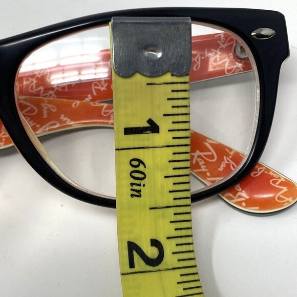 Ray Ban RB 2168F Year 2000's Black Frame Logo Inside Prescription Lenses - Picture 14 of 16